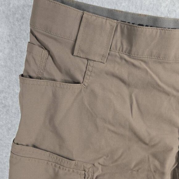 Duluth Trading Shorts Men 42 Tan Flex Dry On The Fly Cargo Performance Workwear - Picture 4 of 10